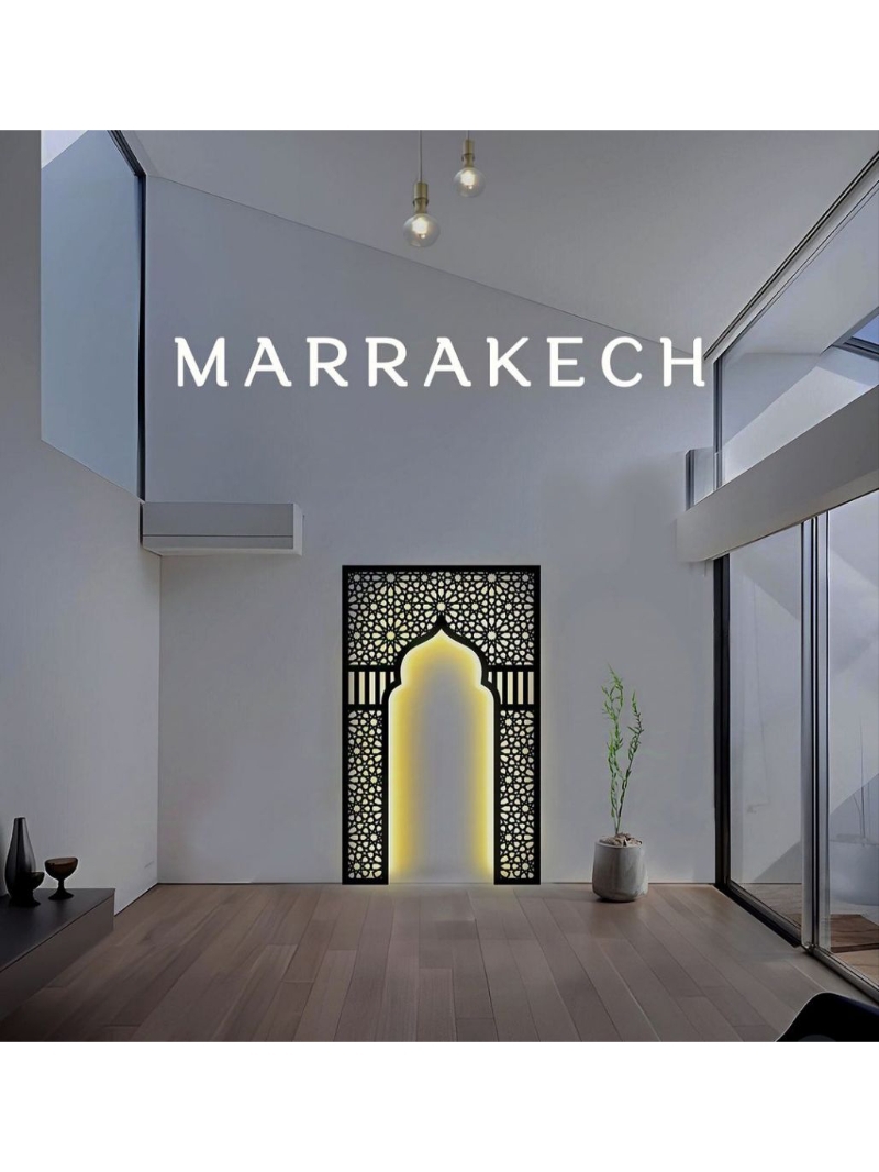 Jual Mihrab Mushola Rumah Estetik Islamic FREE LED | MARRAKECH | Shopee ...