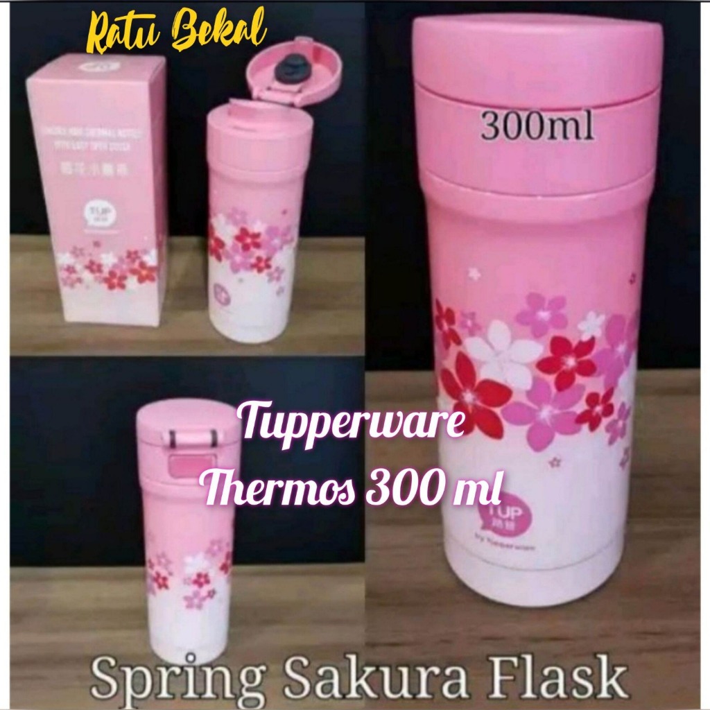 TERMOS TUPPERWARE FASHION FLASK /XPLORIS/ DUO TUP/ FLIP N SLIP BOTOL  TUMBLER BOTTLE TEMPAT MINUM MURAH