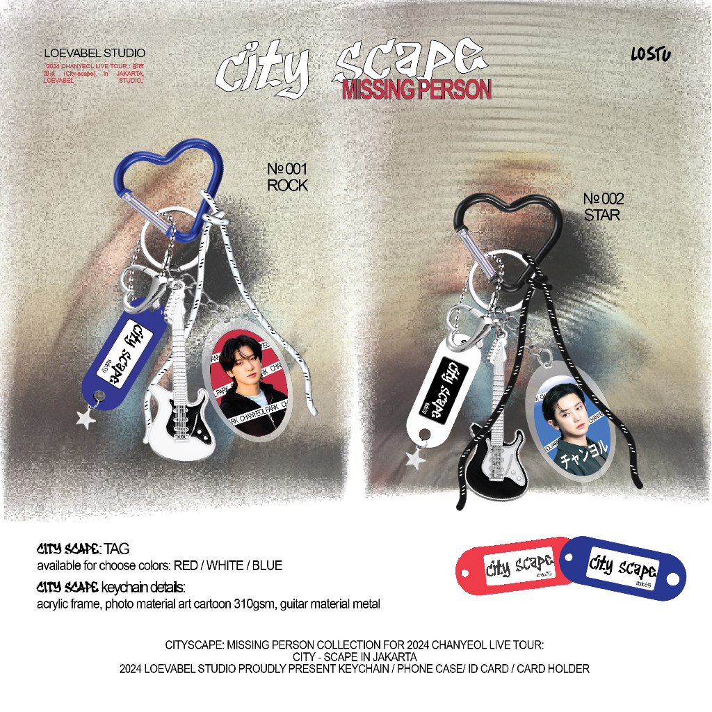 Jual city scape: missing person, exo chanyeol | keychain flazz emoney ...