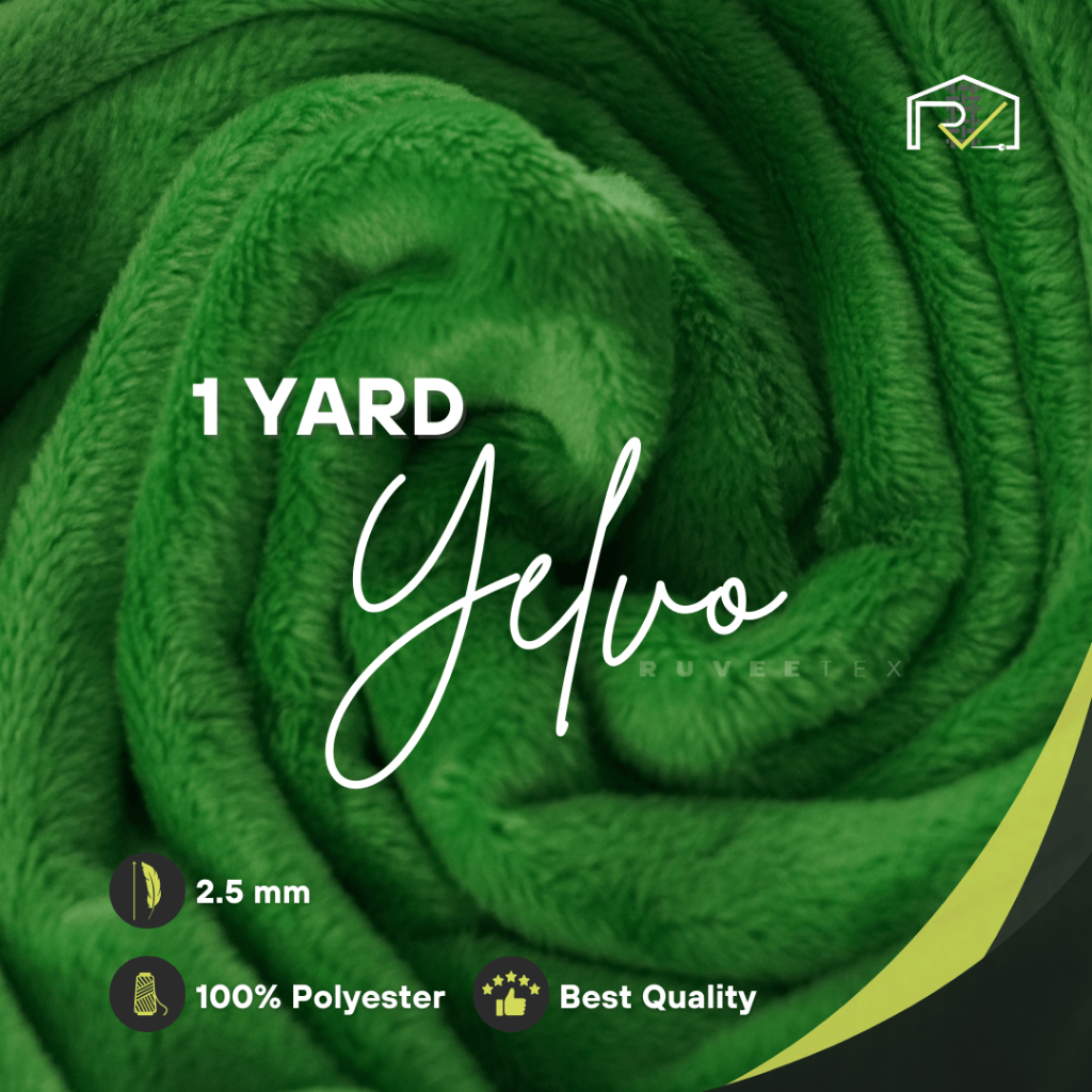 Jual Ruveetex Kain Yelvo Kain Bulu Lembut ECERAN 1/2 Yard (45 cm x 150 ...