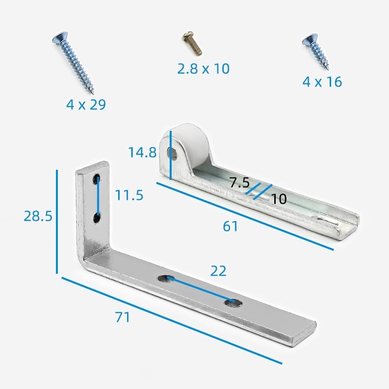 Jual 45 / 60 Cm Engsel Sliding Vertikal Rel Jendela Sliding Vertikal ...