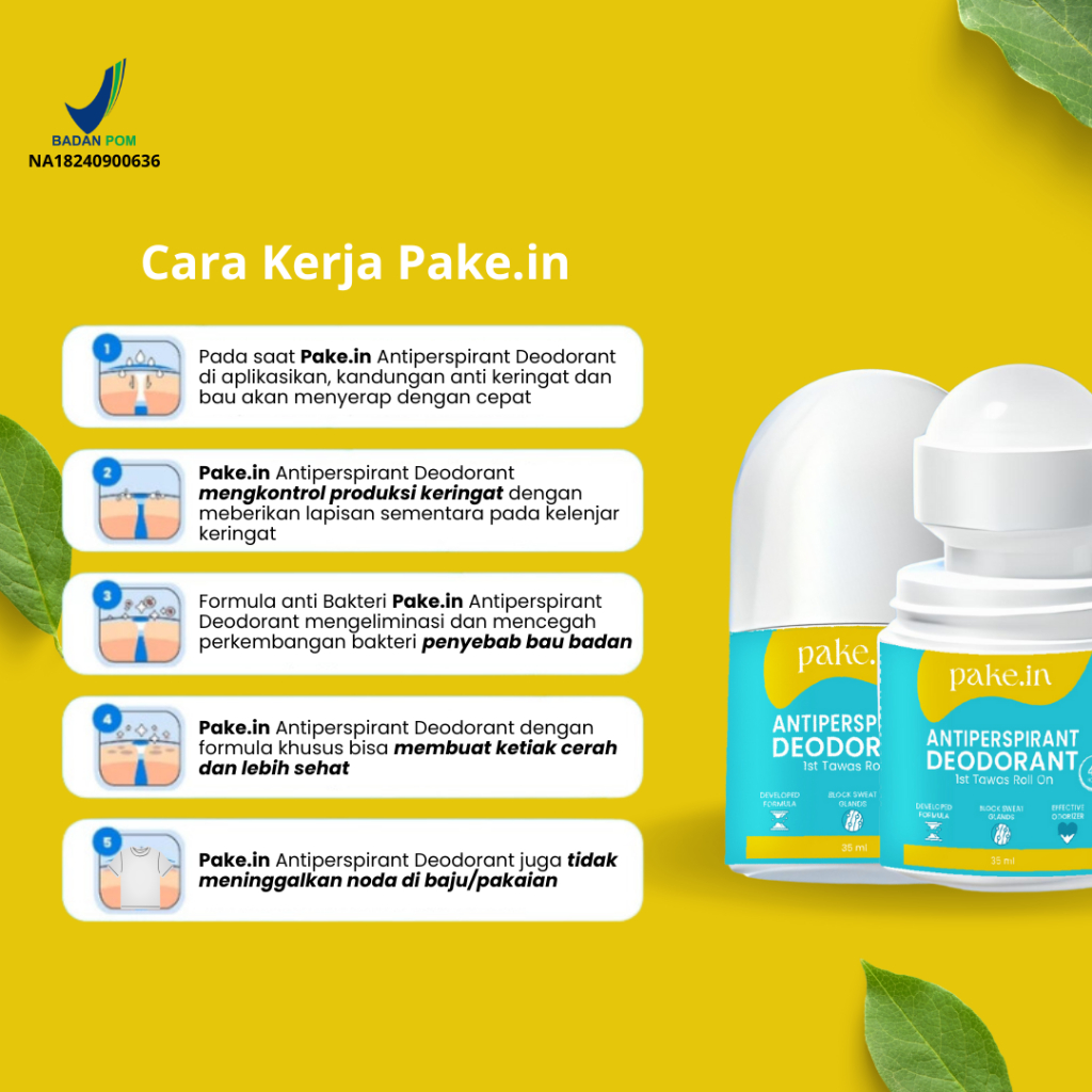 Jual Awfa x Pake.In Antiperspirant Deodorant Roll on 30ml BPOM | Shopee ...