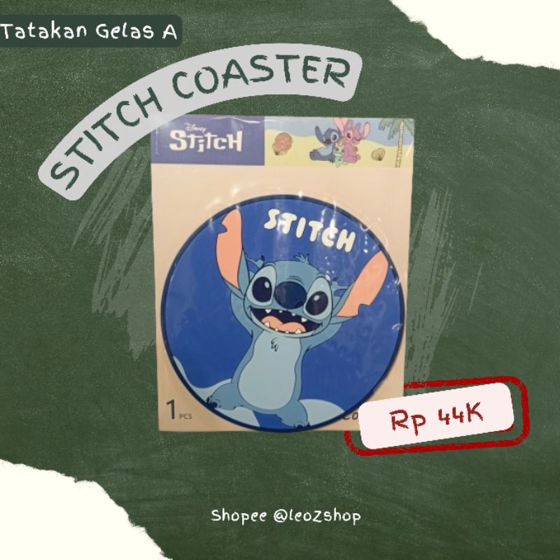 Jual [Produk Spesial] STITCH COASTER - Tatakan Gelas Disney Original ...