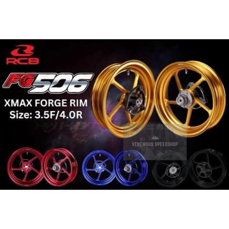 Jual Velg RCB Racing Boy FG 506 Forged Rims Yamaha XMAX | Shopee Indonesia