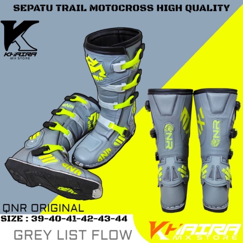 Jual SEPATU CROSS TRAIL ADVENTURE BALAP ENDURO QNR ORIGINAL LIMITED ...