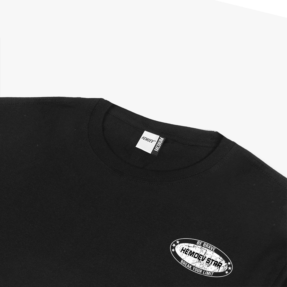 Jual Hemdev Tshirt Longsleeve Chink Black Tees Katun | Shopee Indonesia