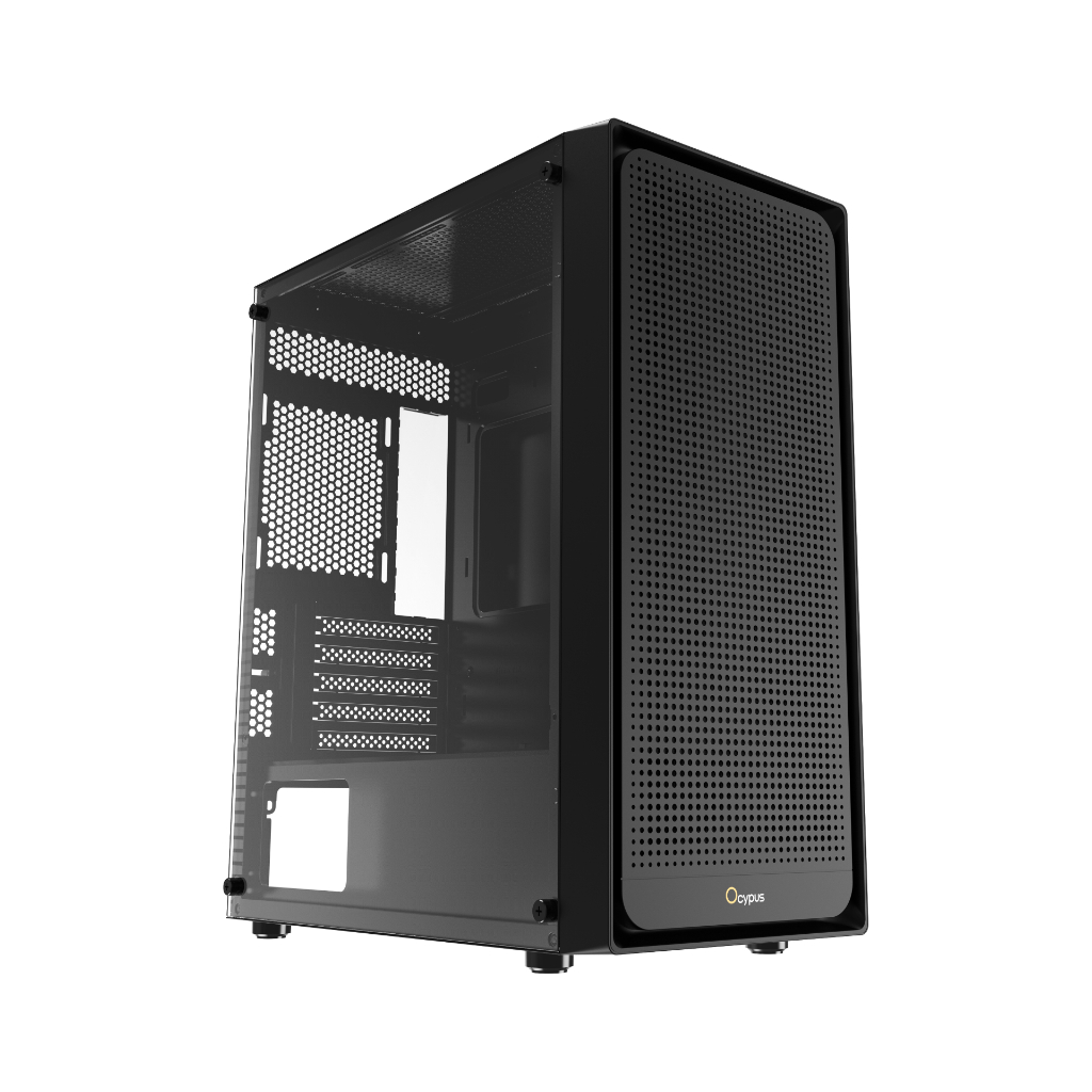 Jual Ocypus Gamma C50 Casing Komputer M-ATX 4x Fan 12cm Black | White ...