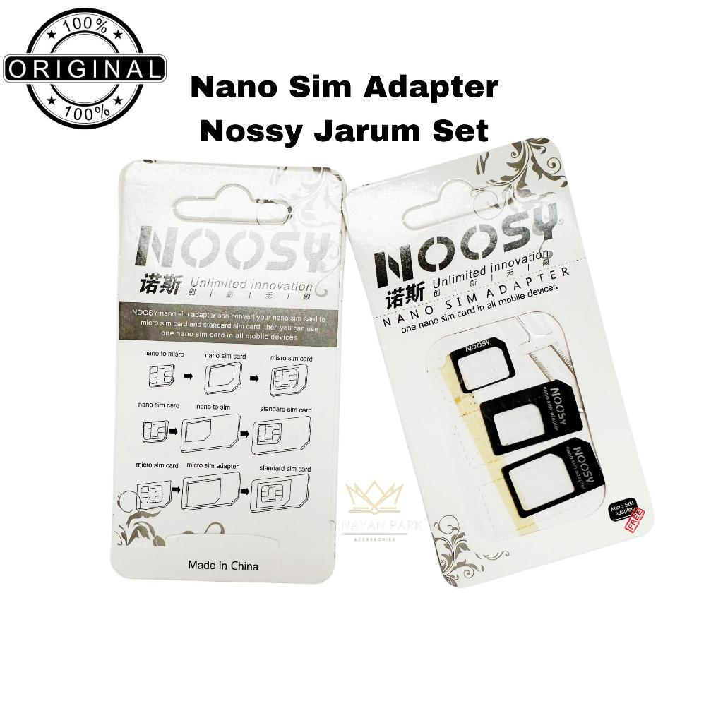 Jual SIM Card Adapter Simcard Nano Mini 3in1 Adapter Converter Sim Card ...