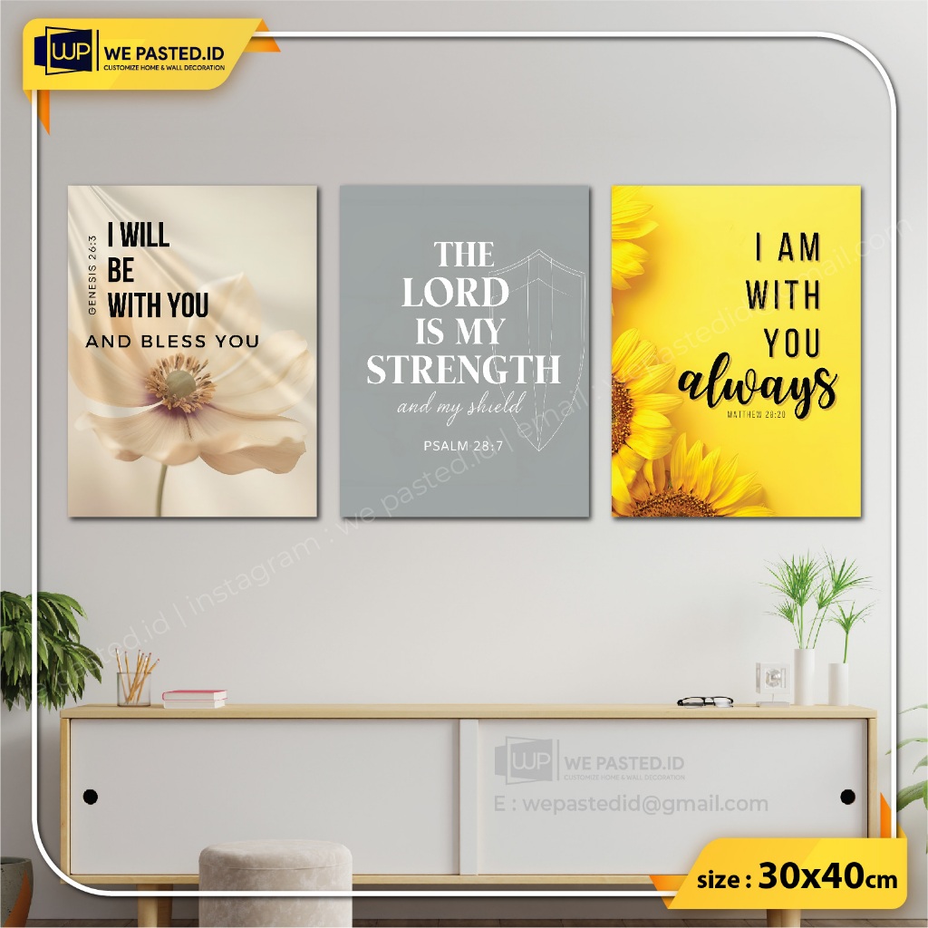 Jual Hiasan Dinding Quotes Rohani V Aesthetic MDF WP | Shopee Indonesia