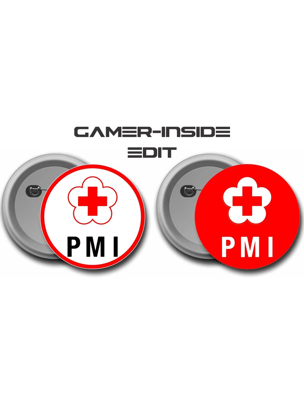 Jual PIN PENITI LOGO PMI UKURAN 4,4CM | Shopee Indonesia