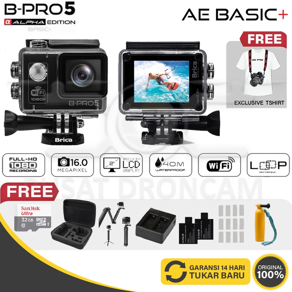 Jual Brica B-Pro 5 Alpha Edition Basic+ Action Cam Camera Full HD ...