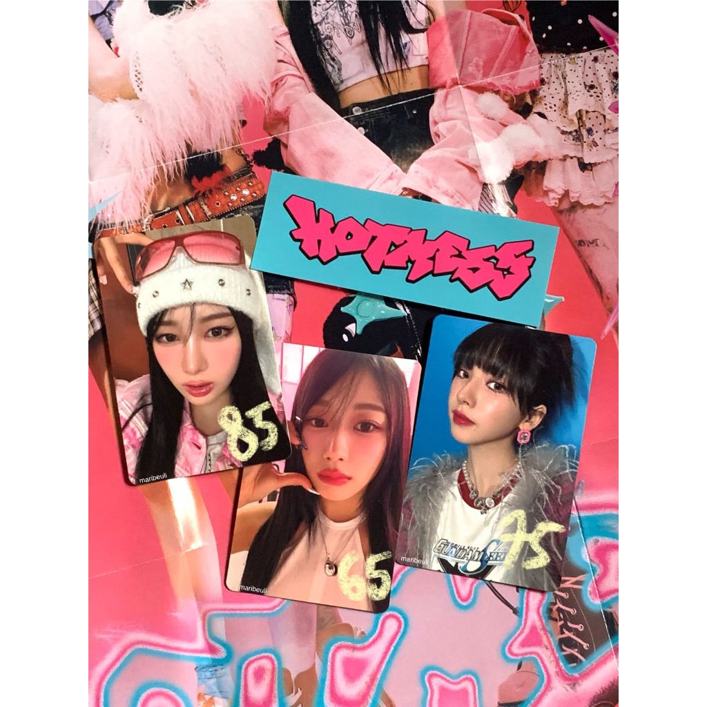 aespa HOTMESS 会場限定 ユニットGISELLE NINGNING Jual Official Photocard Aespa Hot Mess Japan Album Giselle
