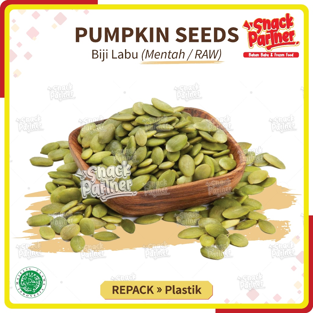 Jual PUMPKIN SEEDS (RAW / ROASTED) Repack 100 250 500 GR - Biji Labu ...