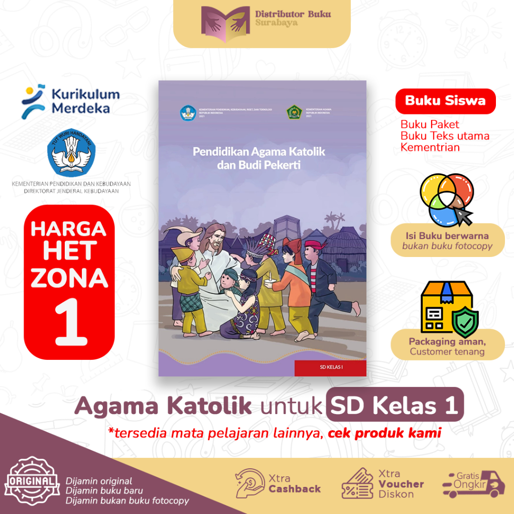 Jual Buku Agama Katolik Kelas Sd Buku Paket Siswa Kurikulum