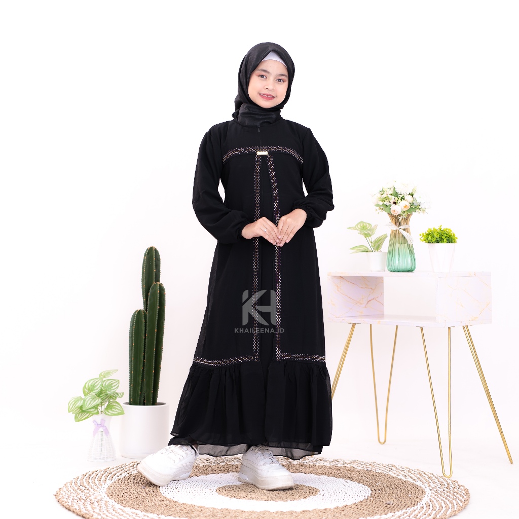Jual FATEENA GAMIS ANAK REMAJA PEREMPUAN CERUTY BABYDOL ARMANY FULL ...