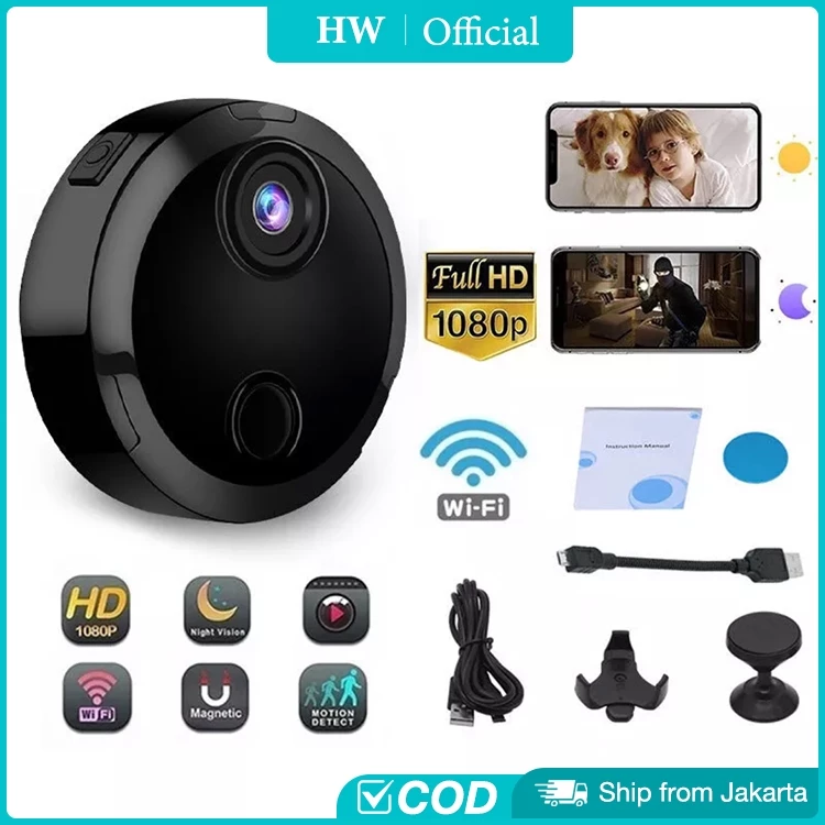 Hw kamera wifi mini hd cctv hikvision wireless kamera mini tersembunyi kecil