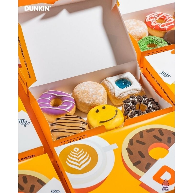 Jual Dunkin Donuts 1 Lusin isi 12pcs Random Siap Kirim Instant Cimahi ...