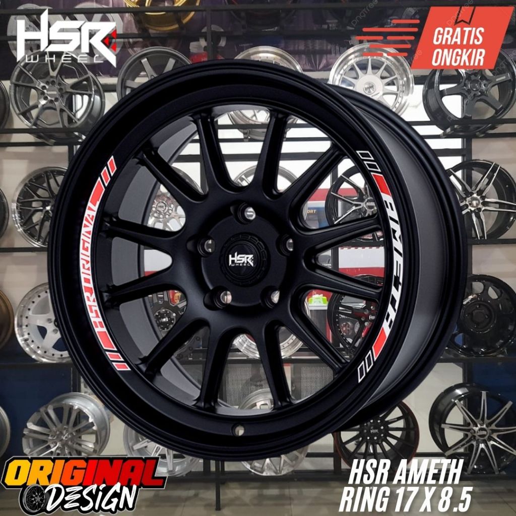 Jual VELG HSR AMETH R17 Pelek mobil ring 17 Untuk INNOVA , XPANDER ...