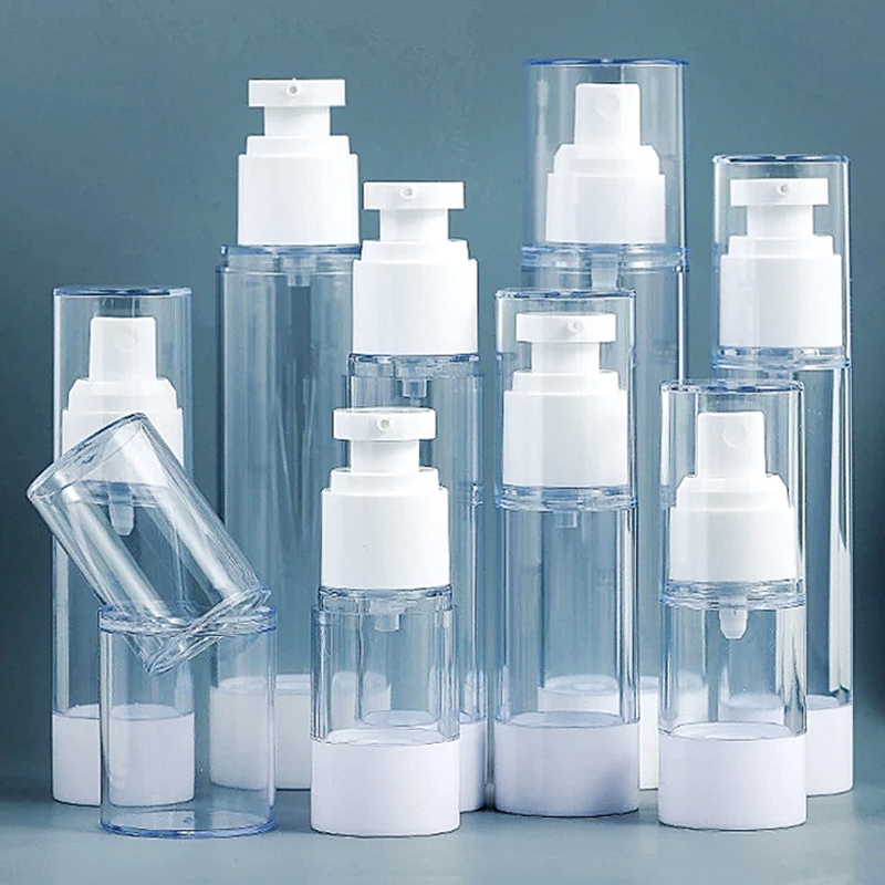 Jual Bottle Airless Transparent Bening Bottle Spray / pump Botol Lotion ...