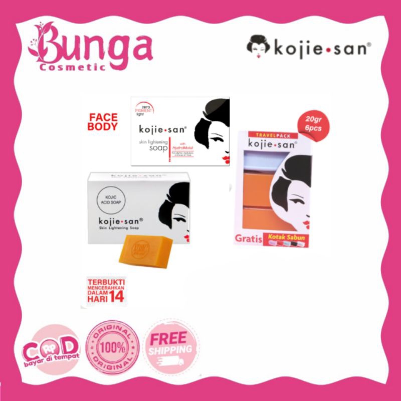 Kojie San Kojic Acid Soap || kojiesan Hydromoist soap || kojiesan Travel pack