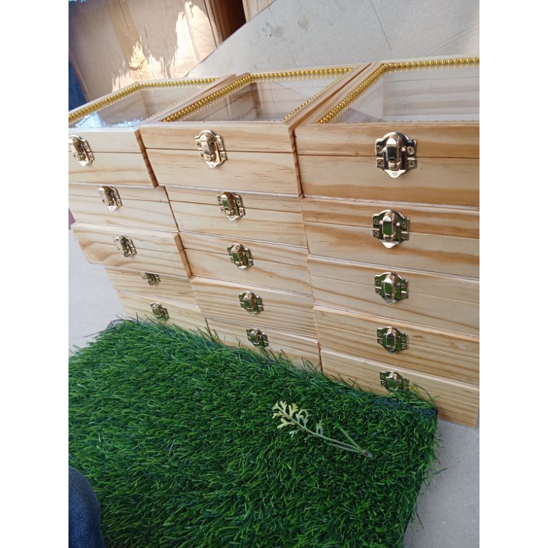 Jual Kotak Box Kayu Jati Belanda ukuran 18x16x5cm | Shopee Indonesia