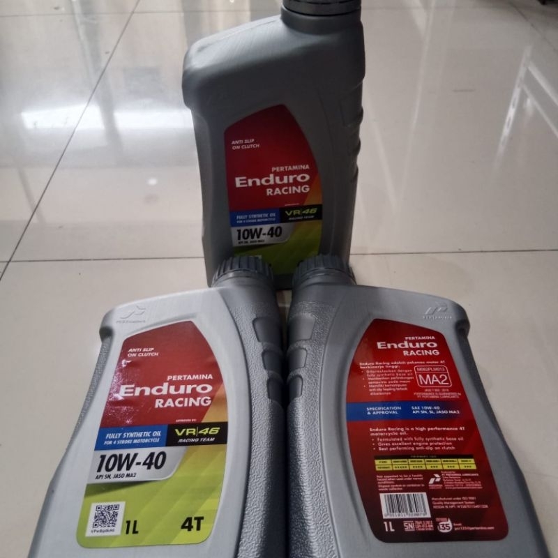 Jual OLI MESIN ENDURO RACING 1LITER OLI PELUMAS MESIN MOTOR VIXION R15 ...