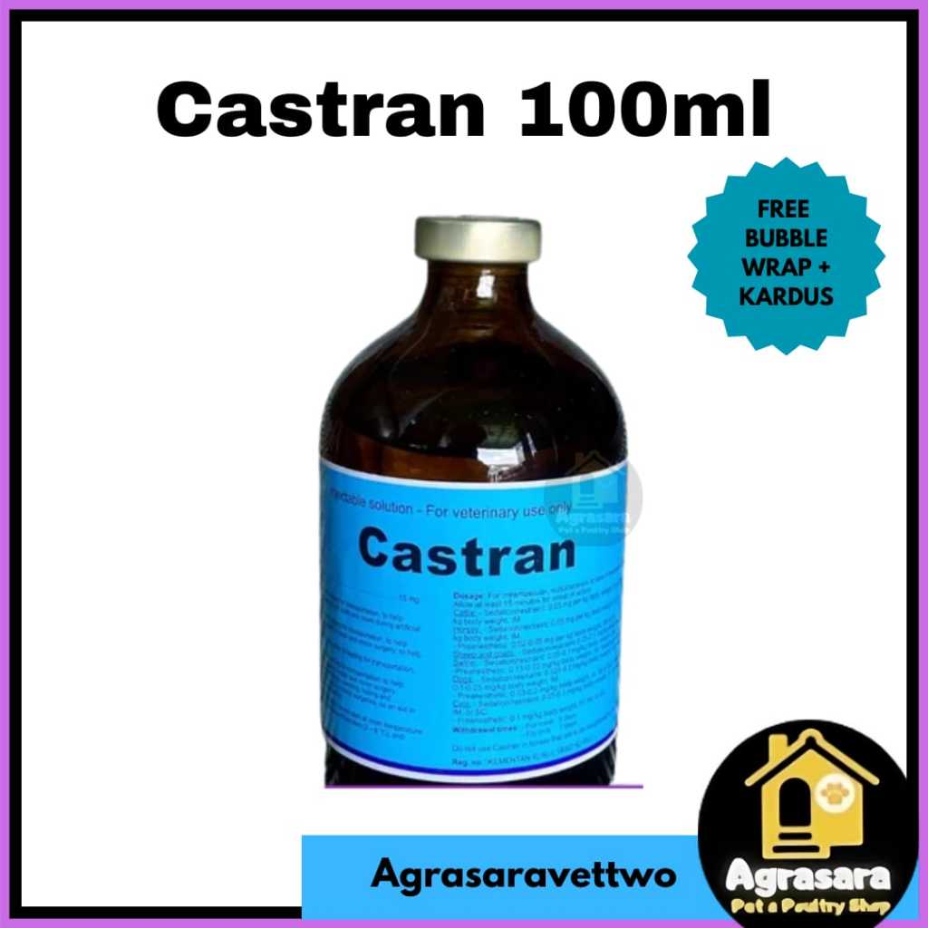 Jual CASTRAN 100 ml (VET ONLY disertai resep drh) | Shopee Indonesia