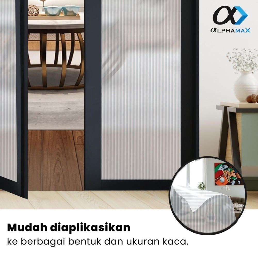 Jual ALPHAMAX Fluted/Morru Glass Sticker | Sticker Kaca Fluted/Morru ...