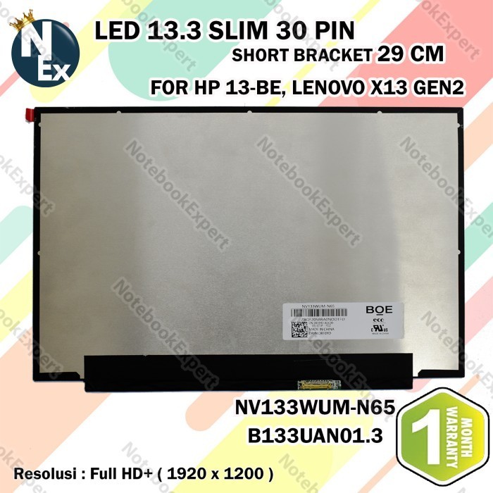Jual Led Lcd HP Pavilion Aero 13-BE Full HD WUXGA 16:10 B133UAN01.3 ...