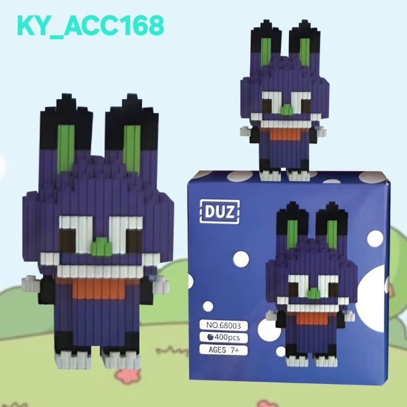 Jual (JUMBO)Block Brick Labubu DIY Mainan Blok Susun Nano Blocks Kartun ...