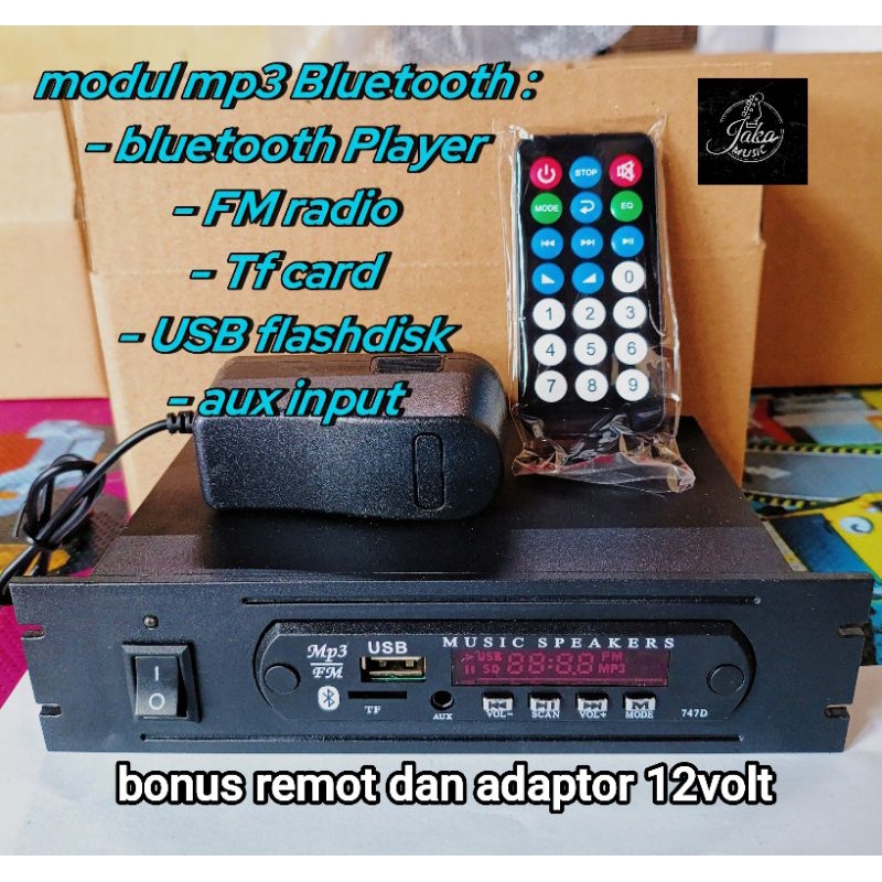 Jual kit modul mp3 bluetooth bonus adaptor | Shopee Indonesia