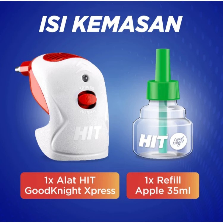 Jual Hit Xpress Set Good Night Alat + Refil Obat Anti Nyamuk Elektrik ...