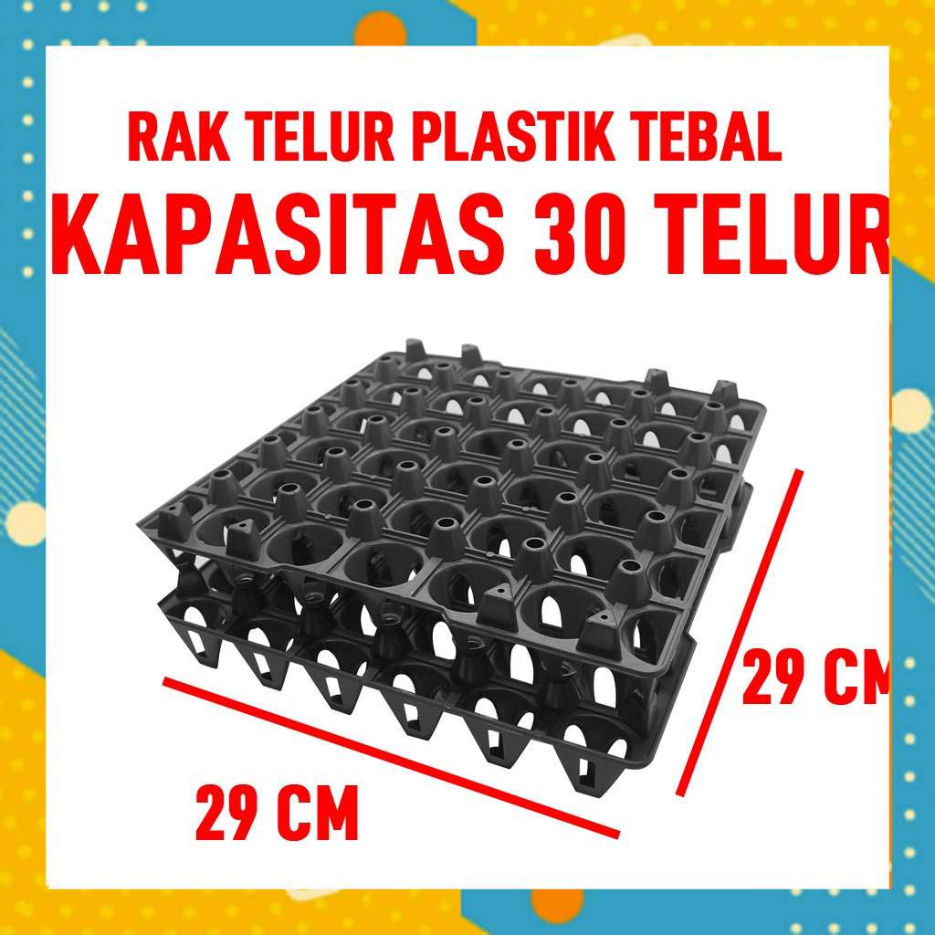 Jual Rak Telur Plastik Isi 30 Butir Nampan Telur Egg Tray Plastik Tebal ...