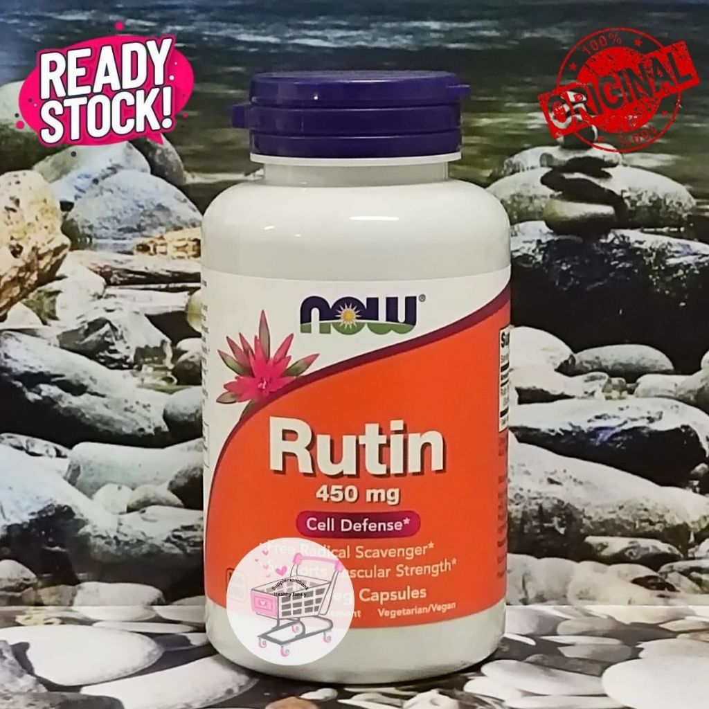 Jual (100% ORIGINAL) NOW - Rutin 450mg (100 Veg Capsule) | Shopee Indonesia