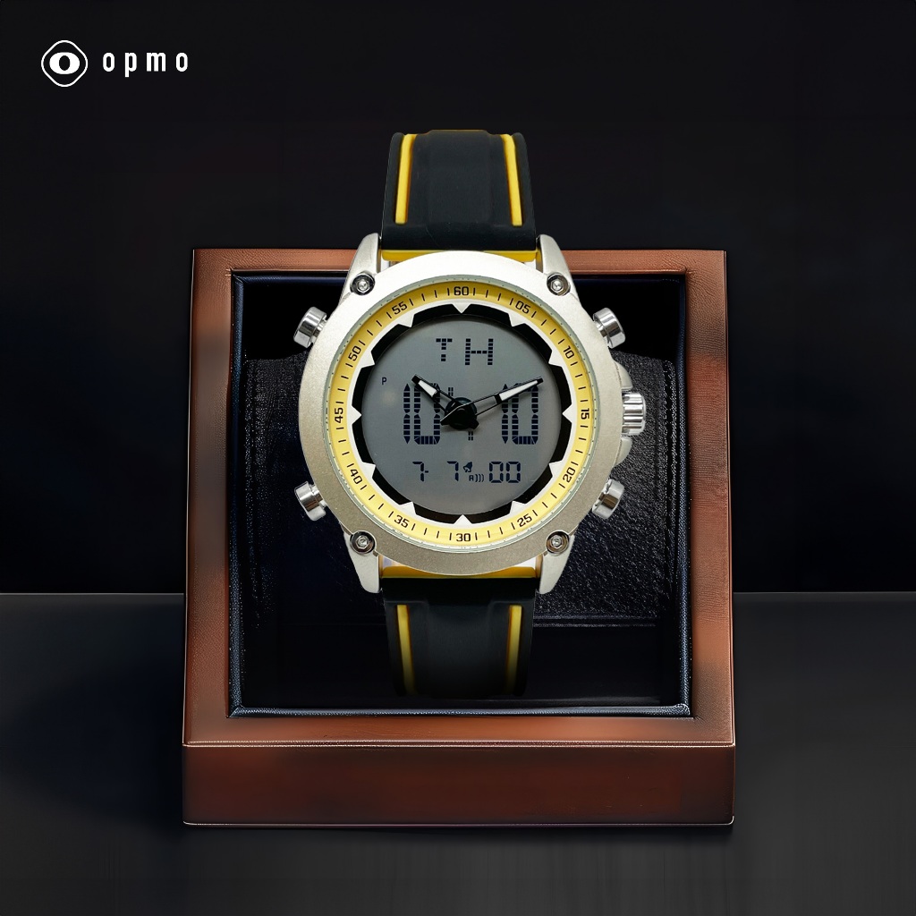 Jual OPMO RIDER Jam Tangan Analog Digital Original Anti Air Tali ...