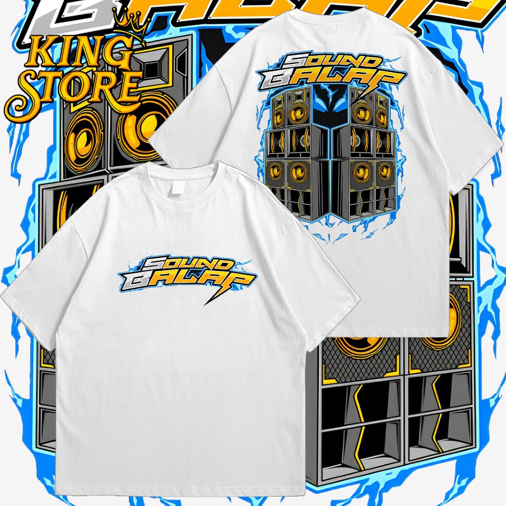 Jual KAOS DEWASA | KAOS SOUND SYSTEM SOUND BALAP SERIES 6 COMBED 30S ...