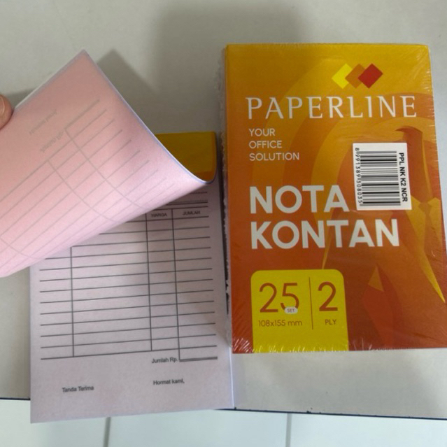 Jual (PAK; ISI 10 PCS) Nota Kontan Paperline K2 - 2 PLY | Shopee Indonesia
