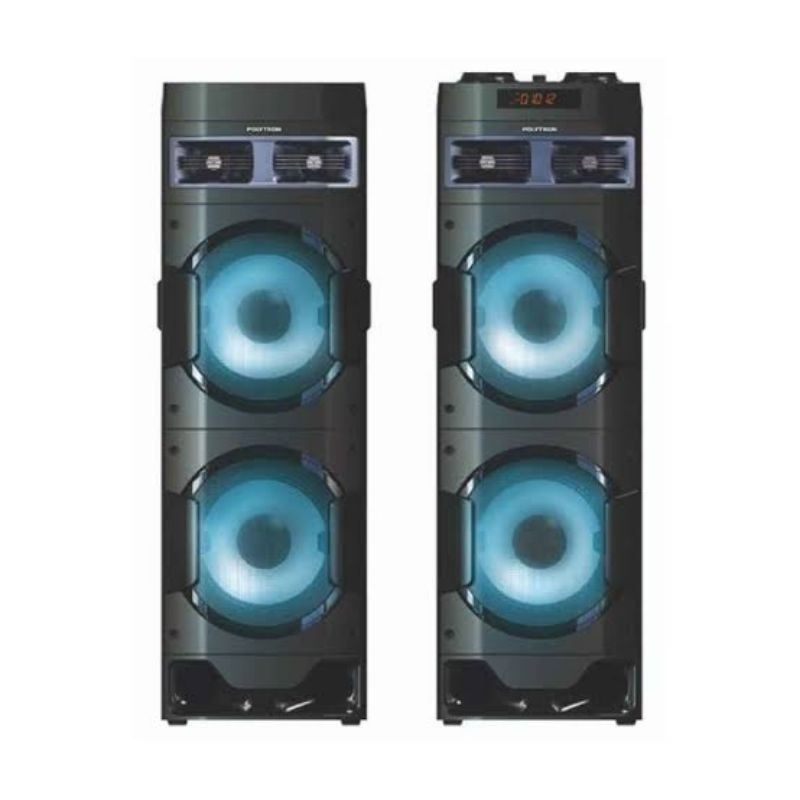 Jual POLYTRON PAS-10DF28 PAS-10DF38 SPEAKER AKTIF 10 INCH DOUBLE WOOFER ...