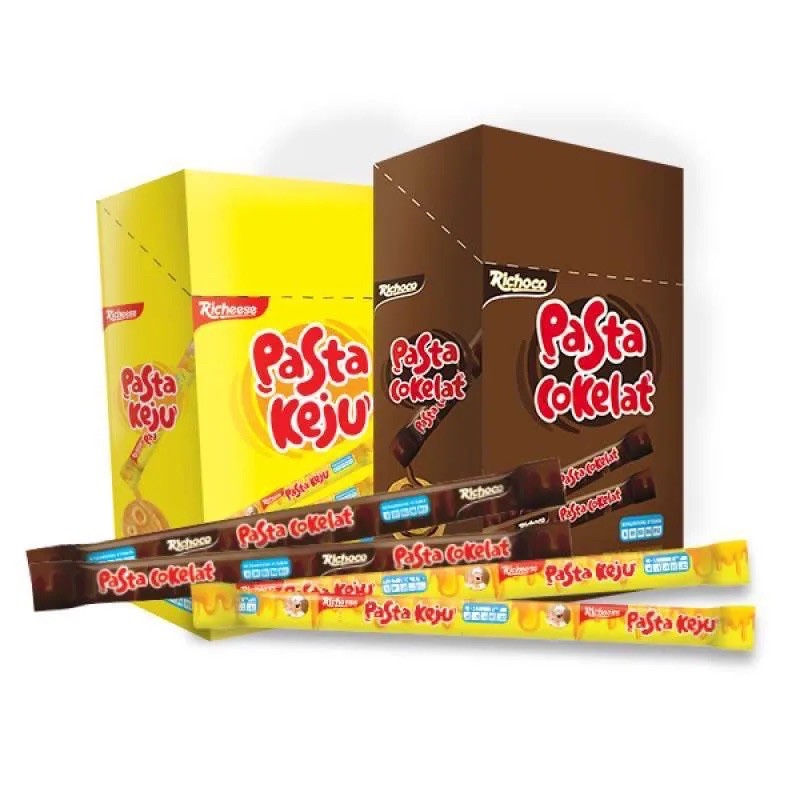 Jual 1 Dus Pasta Keju / Coklat Nabati Richesse Richoco Isi 9 pak / 1 ...