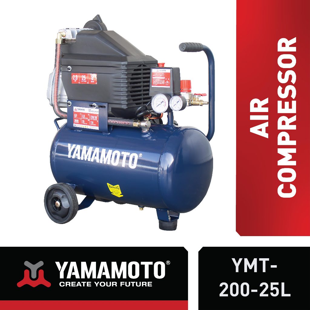 Jual YAMAMOTO Air Compressor Electric / Air Kompressor Listrik 25 Liter ...