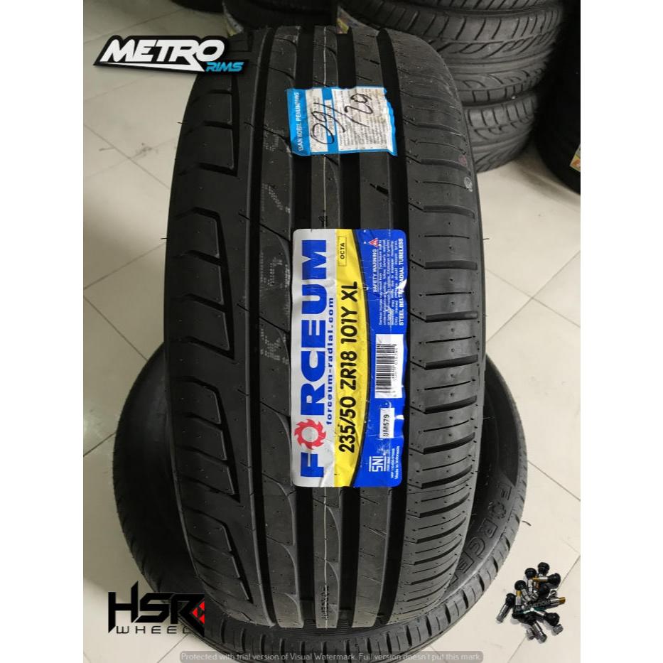 Jual ban mobil tubeless ring 18 235/50 mer forceum octa ukuran 235 50 ...
