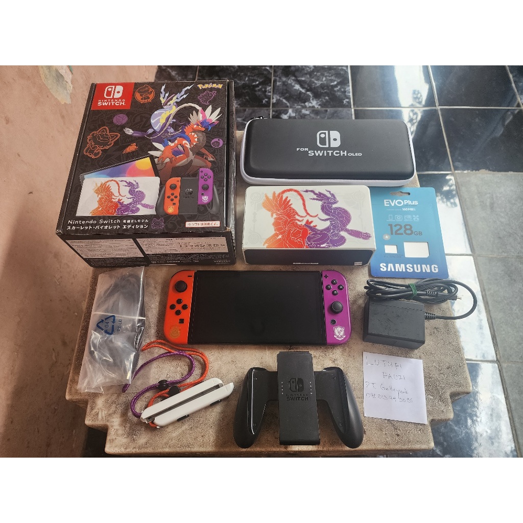 Jual Nintendo Switch OLED CFW Atmos Pokemon Scarlet Violet Limited ...