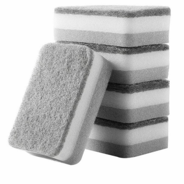 Jual SCP001 - Spons Sponge busa cuci piring minyak 2 sisi ( isi 10 pc ...