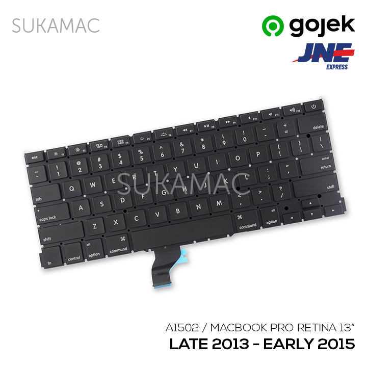 MacBook Pro A1502 (2014,USキーボード,Big Sur) Jual Keyboard