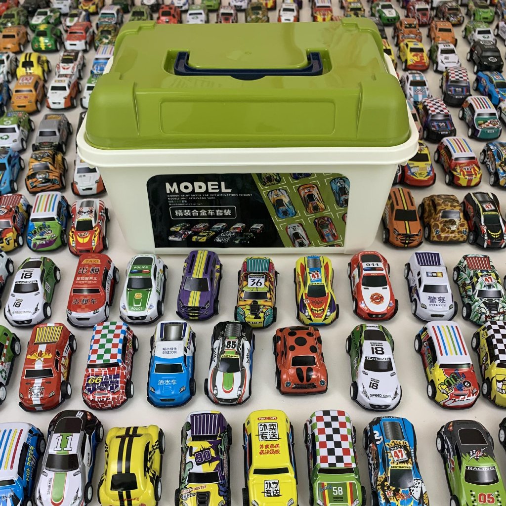 Jual 52 PCS Box Pullback Mobil Mainan Mini Magnet Racing Car Balap ...