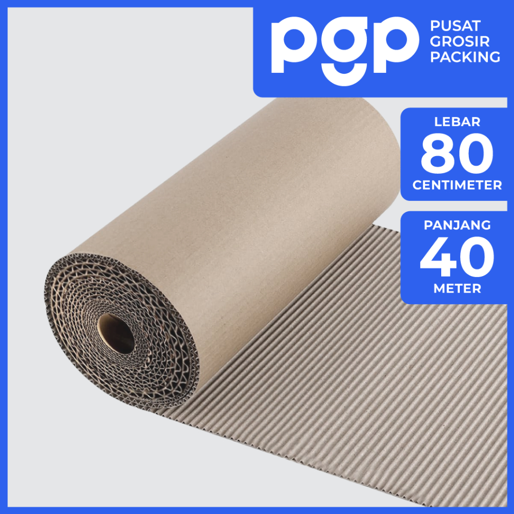 Jual Single Face Roll | Corrugated Roll Ukuran 80 CM x 40 M - Karton ...