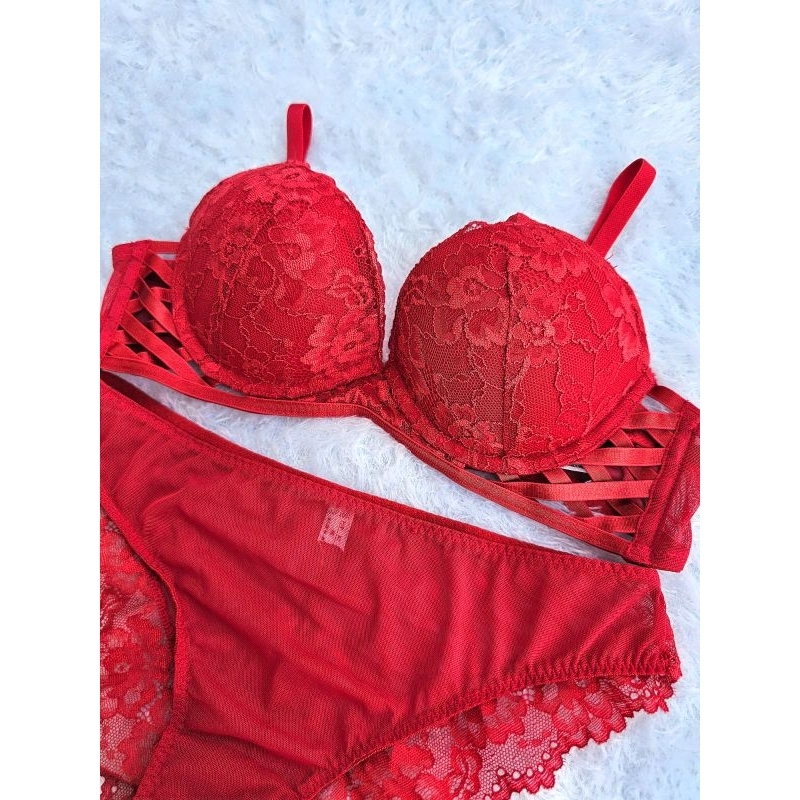 Jual BRA SET WACOAL SEXY RED BUSA TEBAL PUSHUP PUSH UP PAKAI KAWAT BH ...