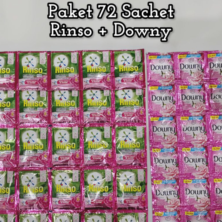 Jual Serbu Hadiah 72 PCS Paket Hemat Rinso Liquid Downy 72pcs | Shopee ...