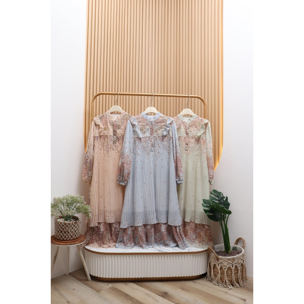 Jual Live Exclusive Madame Humaira Midi Ceruty Mix Tille Katalog 42 ...