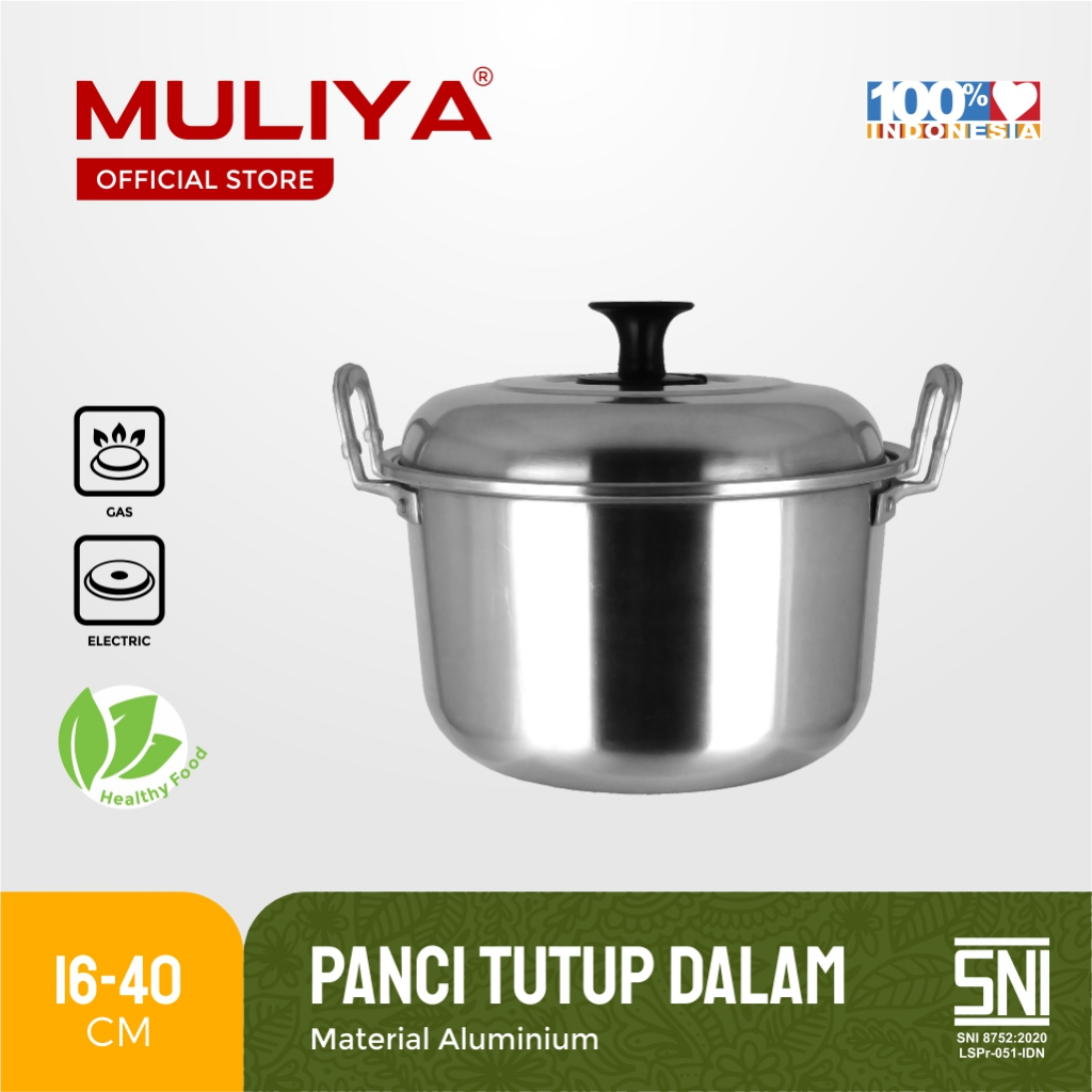 Jual Panci Tutup Dalam 22 Muliya MM | panci rebus / panci masak air ...